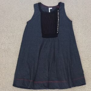 Levi's Charcoal Gray and Black Mini Sleeveless Dress